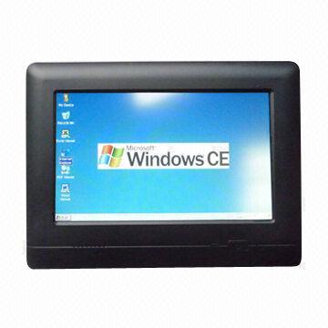 Industrial Computer with 7-inch Wide Color TFT Display, Measures 200 x 151 x 50mm