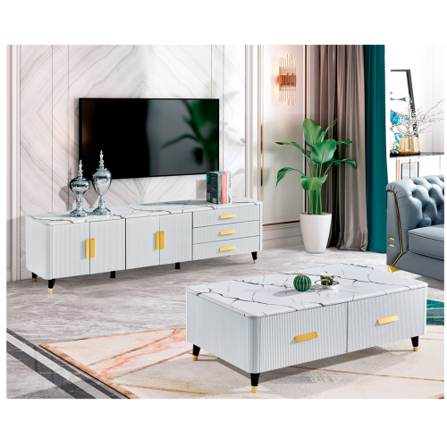 Modern Simple Design TV Stand Coffee Table Sets