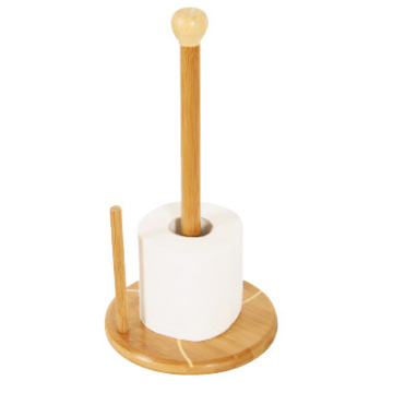 Bamboo tissue paper roll holder