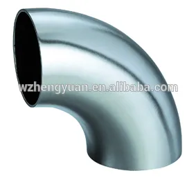 45/90 degree welded elbow pipe fitting 3A/DIN/SMS1''2''
