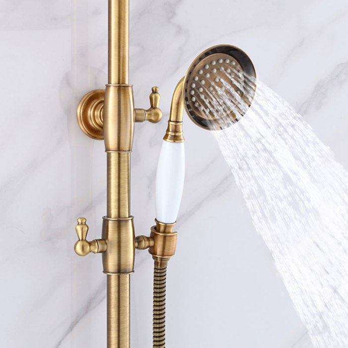 Elegant Electroplated Shower Faucet 35mm