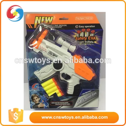 manual Nerf Switch Shot Toy Gun Suction Cup Tip