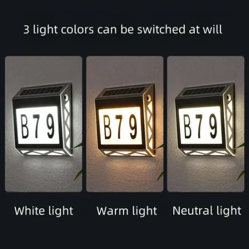 Водонепроницаемые знаки номера светодиодов и сумерки