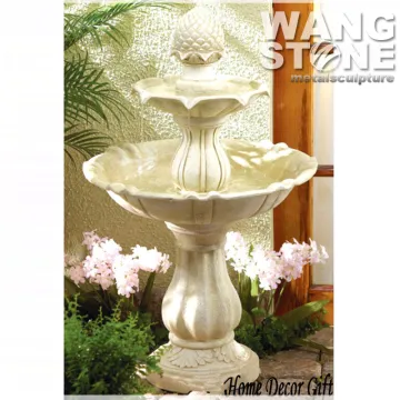 2 Tier Small Indoor Decorative Marble Water Fountain