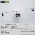 Bathroom hardware pendant brass material simple electroplating chrome color single towel rack
