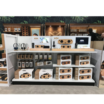 Unidad de pared de tienda de altavoces de alta calidad para visualización