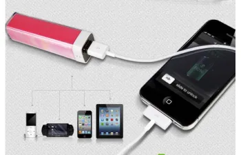 White Li-polymer Battery Universal Portable Power Bank For Ppc