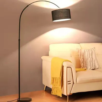Modern Fishing Floor Lamp for Living Room and Study Room Decor