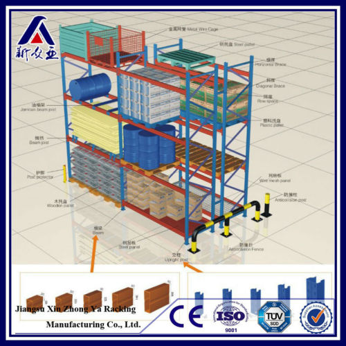 Heavy Duty Selective Pallet Racking for Warehouse Storage Solutions (Factory selling)