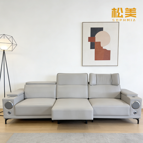 Canapé en tissu de luxe pour salon moderne