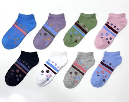 Custom colored polka dots socks