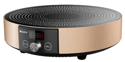 Electric Barbecue Grill Cooker With Pot And Grill