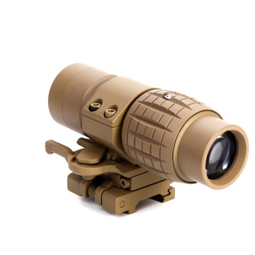 LUGER 3x Magnifier Scope - 3x Optic Sight for Hunting with 20mm Tan Fit