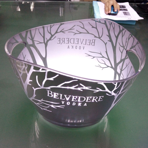 illuminated belvedere ice bucket