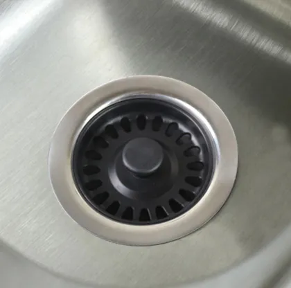 Kitchen Sink Drain Strainer with Garbage Disposal Stopper
