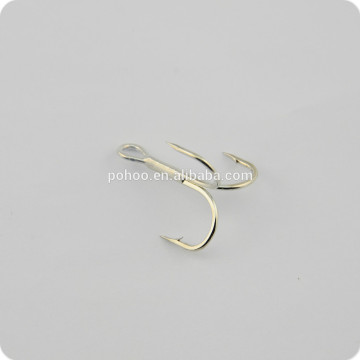 Round bend triple hook