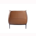 Modern Leather Archibald Armchair by Jean-Marie Massaud