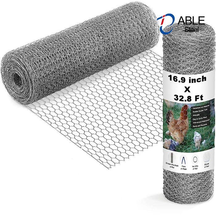 Galvanized Hexagonal Chicken Coop Wire Mesh For Sale