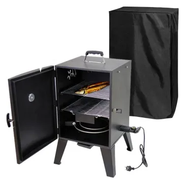 KEYO 22 Inch 1800w Outdoor Double Layers Vertical Electric Smoker With Cover