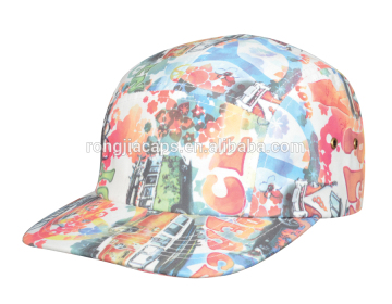 100% printing fashion flat cap