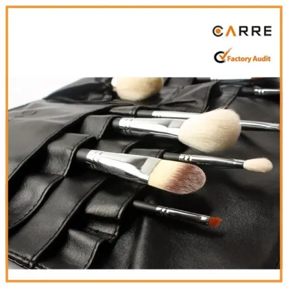 custom make up brush apron faux leather professional makeup brush belt