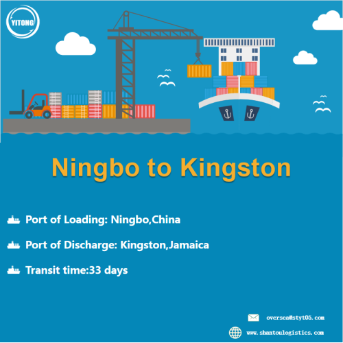 Envío de contenedores de Ningbo a Kingston Jamaica