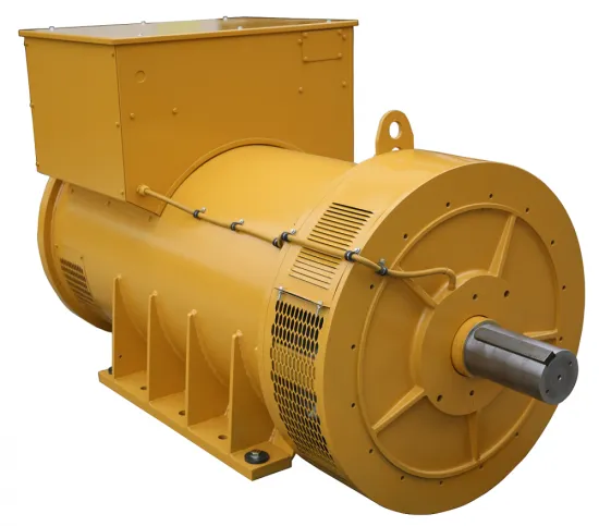Yellow Color Three Phase Brushless Marine Generator