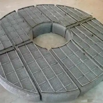 304 316 Stainless Steel Gas Liquid Knitted Wire Mesh Demister Pad