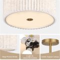 Mid Century Modern Semi Flush Mount Ceiling Lamp