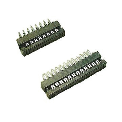 Dip plug connector 1.27mmx2.54mm IDC flat cable headers section DIP plug connector (terminated height 5.1) Manufactory