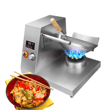 Automatic Stainless Steel Electric Rotating Cooking Mixer Machine