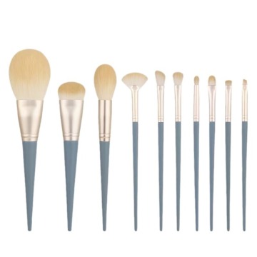 Private Label Wholesale Foundation Make -upborstel Set met tas: dichte, complete en donzige professionele tools