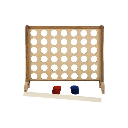 Wholesale Wholesale Wooden 4 in a Row, Four in a Row, Connect 4, Bingo Game Set
