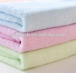 solid design bamboo bath towel