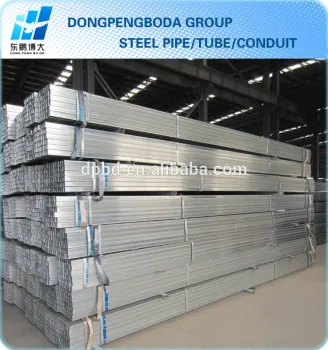 pre galvanized 60-80g/m2 square and rectangular hollow section steel pipe