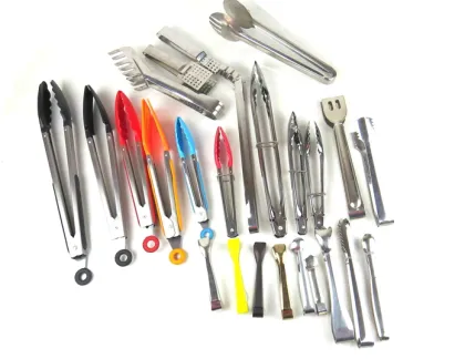 stainless steel ice tongs sugar tongs