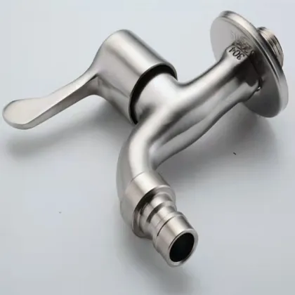 Stainless Steel Wall-Mounted Water Tap for Washing Machine
