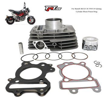Benelli BJ125-3E Cylinder & Piston Ring for TNT125 TNT135 QJiang Engine