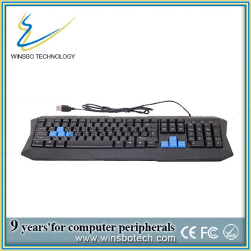 Keren warna dirancang PC kabel Keyboard standar (HZ-KB140)