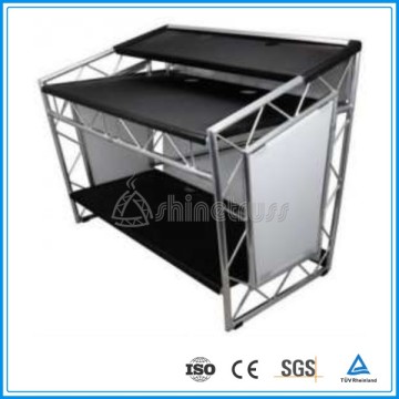 movable aluminum table for dj
