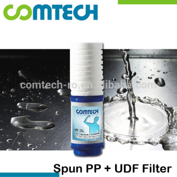 10'' 2 in one (PP+UDF carbon) Water Filter / Cartridge