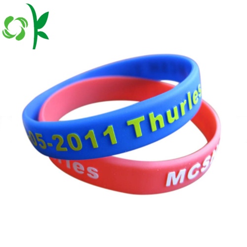 Hot Sale Magnetic Ion Embossed Gelang Silicone Power