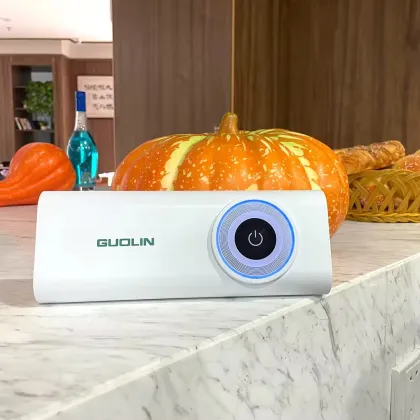 Portable car air purifier with home office HEA filter car air purifier