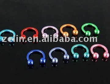 tatanium CBR nose jewelry body piercing jewelry,nose ring
