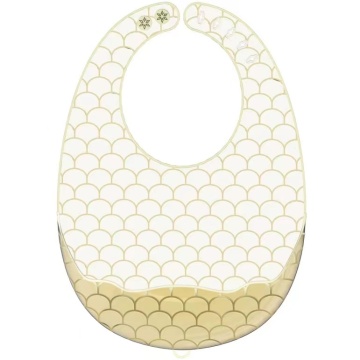 Baby Food Catcher Bib Translucent Bpa Free Soft Feeding Silicone Baby Bib Supplier