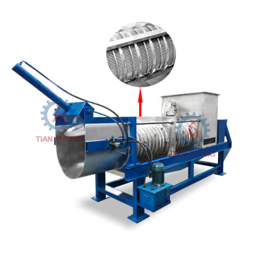 Screw Dewatering Machine for Composting Domestic Waste Fruit and Vegetables