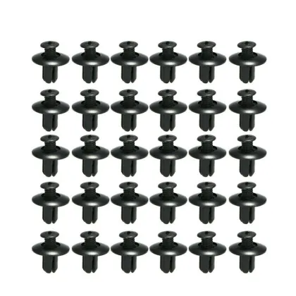 Universal Auto Fastener Clips Plastic Fastener Rivet Clips 190Pcs 6 Sizes Car Push Pin Rivet Trim Clips Fastener Clips