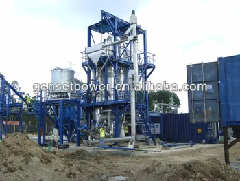 10kw to 200kw Home farm factory Small Wood Biomass Gasifier With CE
