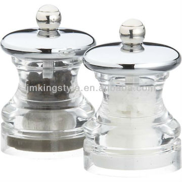 4.5cm Button Acylic manual pepper grinder
