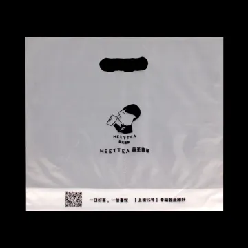 Transparent Punch Hole Handle Bag